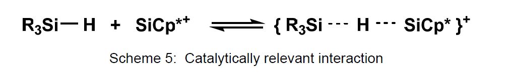 Catalytically relevant interaction