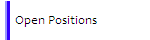 Open Positions
