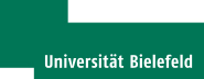 grünes Logo der Universität Bielefeld